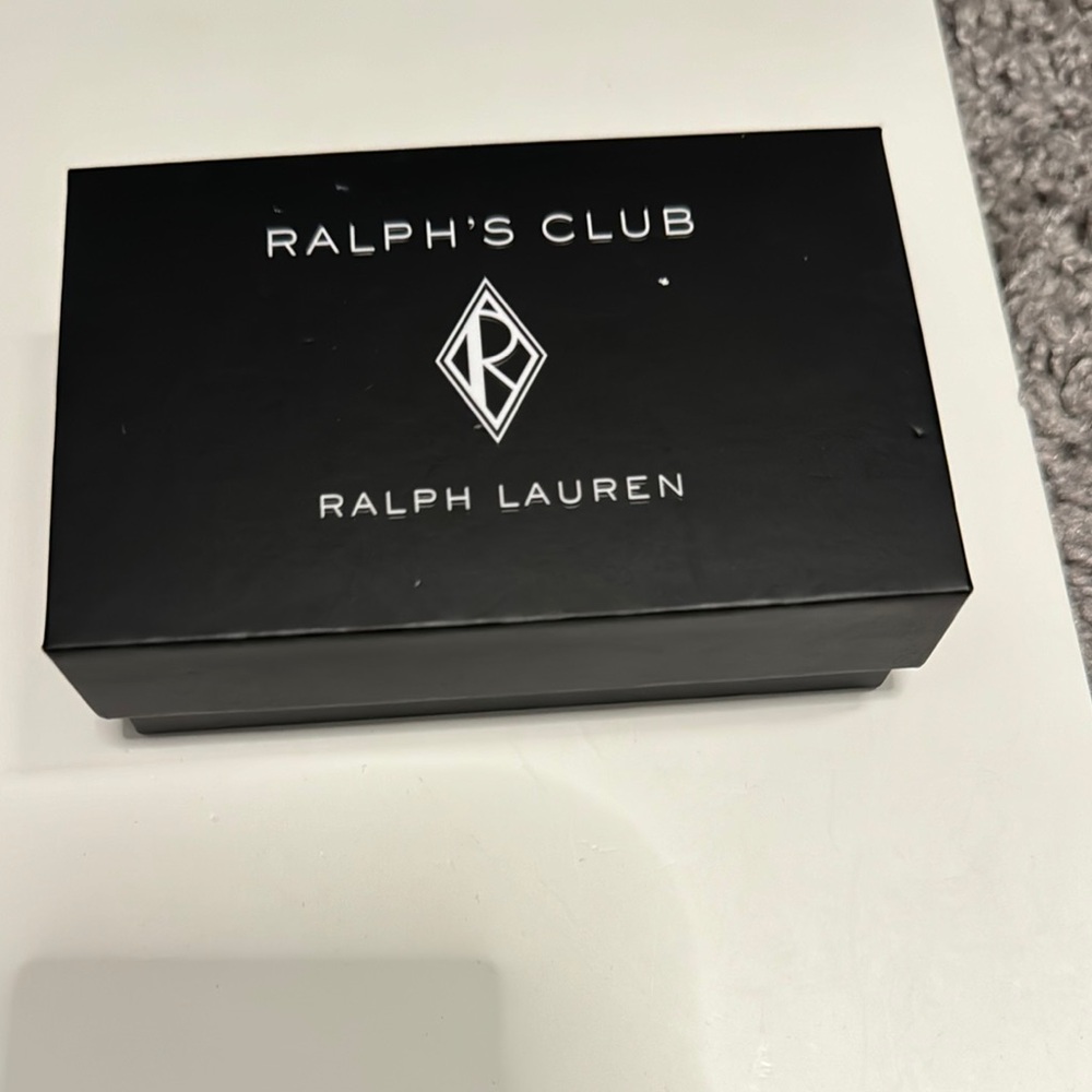 Ralph Lauren Black Circular Cuff Links - Picture 4 of 4